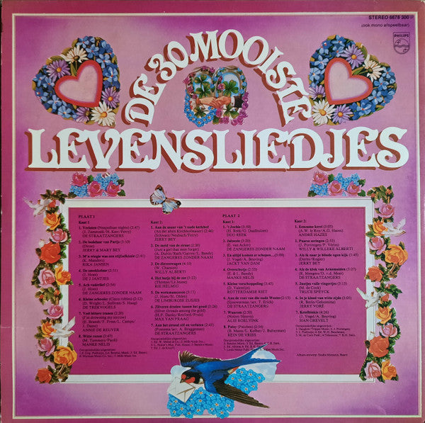 Various - De 30 Mooiste Levensliedjes (LP) 51335 Vinyl LP Dubbel Goede Staat