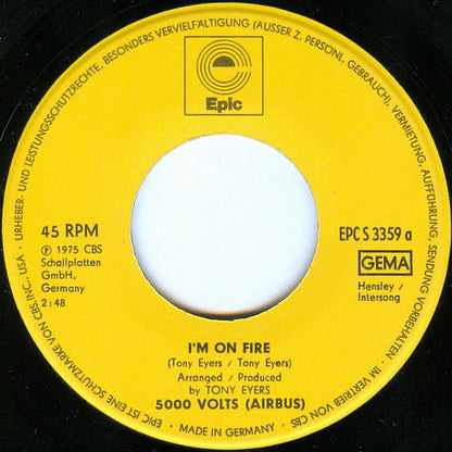 5000 Volts - I'm On Fire 30084 Vinyl Singles Goede Staat