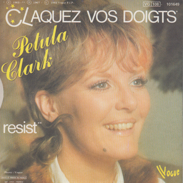 Petula Clark - Claquez Vos Doigts 13249 Vinyl Singles Goede Staat