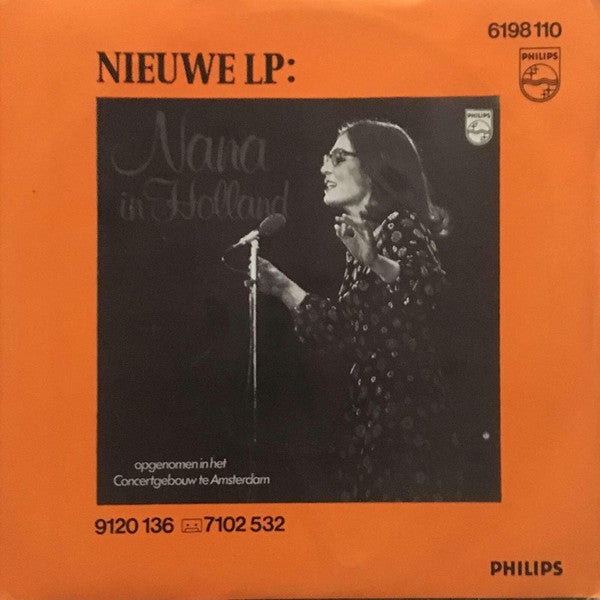 Nana Mouskouri - Op De Grote Stille Heide (De Herder) 24071 Vinyl Singles Goede Staat