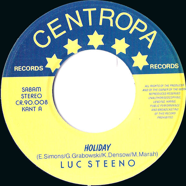 Luc Steeno - Holiday 12453 Vinyl Singles Goede Staat