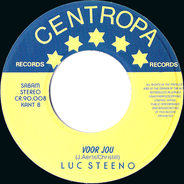 Luc Steeno - Holiday 12453 Vinyl Singles Goede Staat