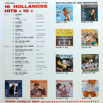 Various - 16 Hollandse Hits Nr. 10 (LP) 41191 Vinyl LP Goede Staat