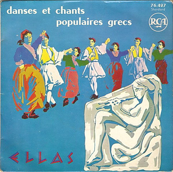 Various - Danses Et Chants Populaires Grecs (EP) 09123 Vinyl Singles EP Goede Staat