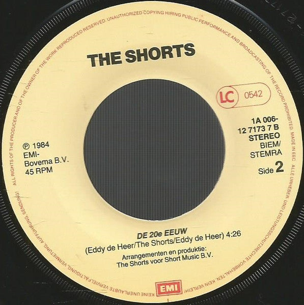 Shorts - Je Hebt Het Maar Geleend 15489 Vinyl Singles Goede Staat