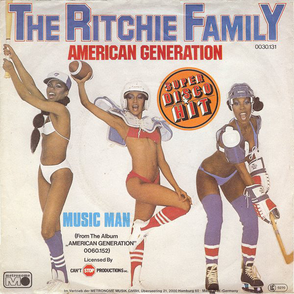 Ritchie Family - American Generation 07761 Vinyl Singles Goede Staat