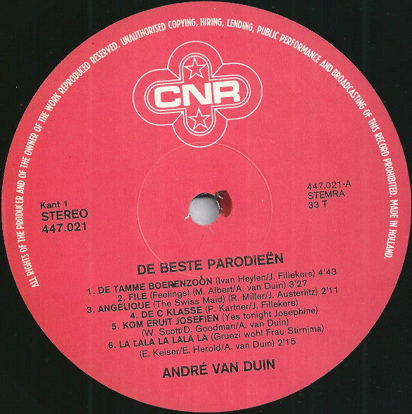 André van Duin - De Beste Parodieën (LP) 46676 Vinyl LP Goede Staat