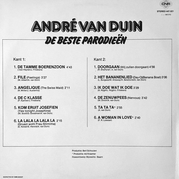 André van Duin - De Beste Parodieën (LP) 46676 Vinyl LP Goede Staat