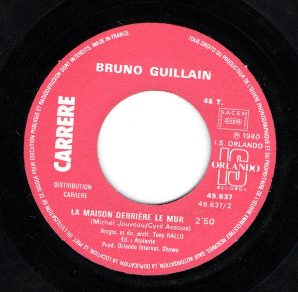 Bruno Guillain - Holidays 29832 Vinyl Singles Goede Staat