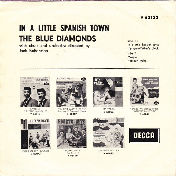 Blue Diamonds - In A Little Spanish Town (EP) 28392 Vinyl Singles EP Goede Staat ++