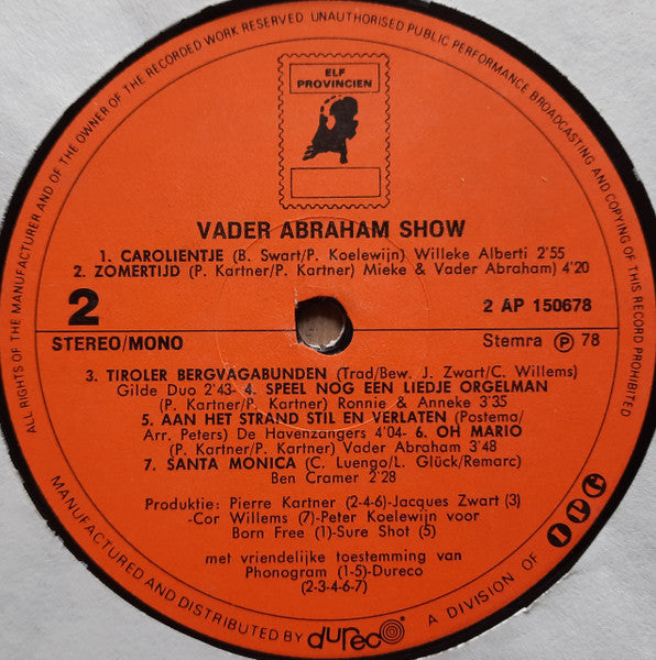 Various - Vader Abraham Show (LP) 49269 Vinyl LP Goede Staat