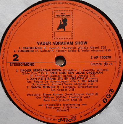 Various - Vader Abraham Show (LP) 49269 Vinyl LP Goede Staat