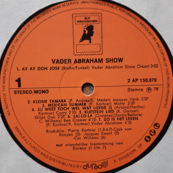 Various - Vader Abraham Show (LP) 49269 Vinyl LP Goede Staat