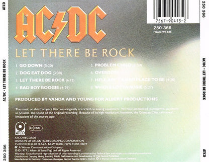 AC/DC - Let There Be Rock (CD) Compact Disc Goede Staat