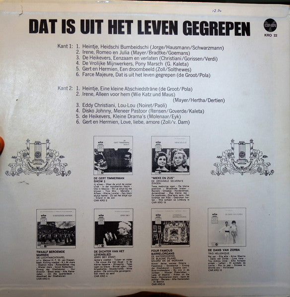 Various - Dat Is Uit Het Leven Gegrepen (LP) 41101 Vinyl LP Goede Staat