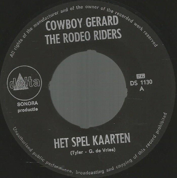 Cowboy Gerard- Het Spel Kaarten 08277 Vinyl Singles Hoes: Generic