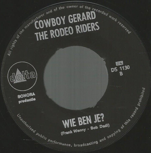 Cowboy Gerard- Het Spel Kaarten 08277 Vinyl Singles Hoes: Generic