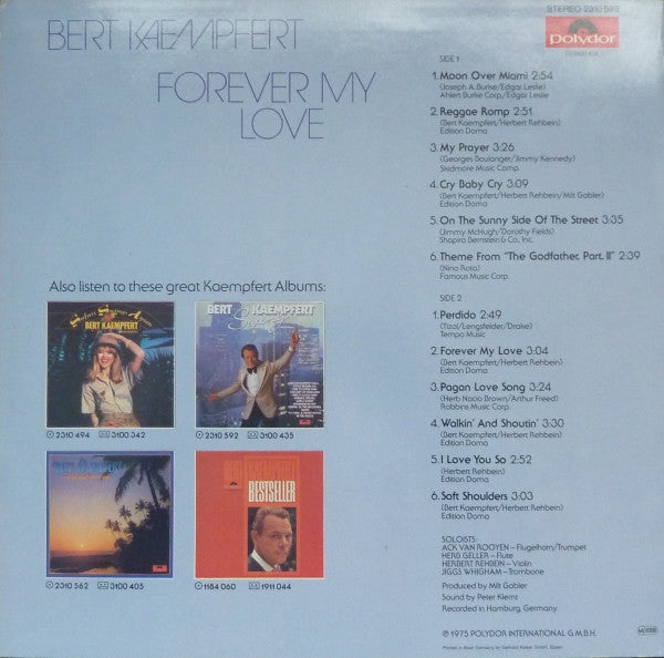 Bert Kaempfert - Forever My Love (LP) 40814 Vinyl LP Goede Staat