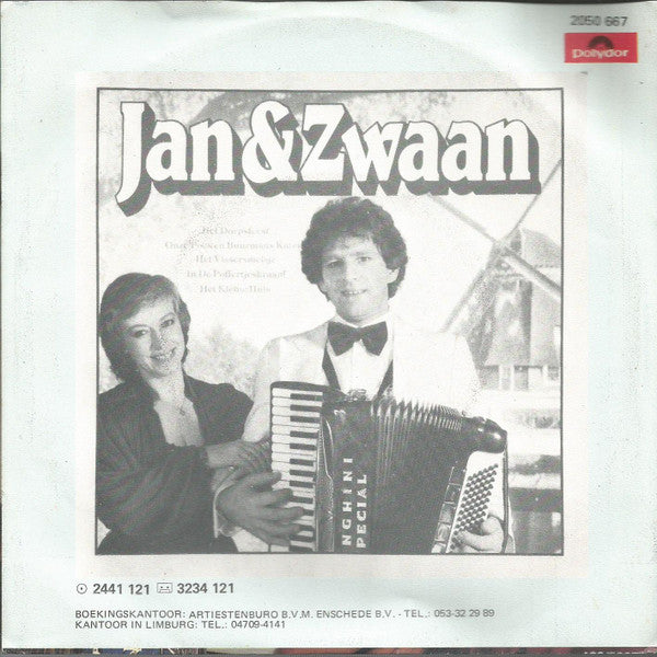 Jan & Zwaan - Het Kleine Huis 28835 Vinyl Singles Goede Staat