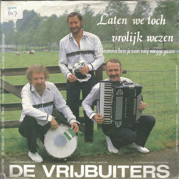 Vrijbuiters - Laten We Toch Vrolijk Wezen 23322 Vinyl Singles Goede Staat