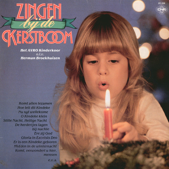 AVRO Kinderkoor - Zingen Bij De Kerstboom (LP) 49098 Vinyl LP Goede Staat