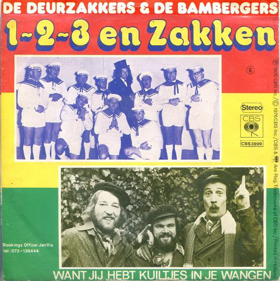 Deurzakkers & De Bambergers - 1-2-3 En Zakken 36278 Vinyl Singles Goede Staat