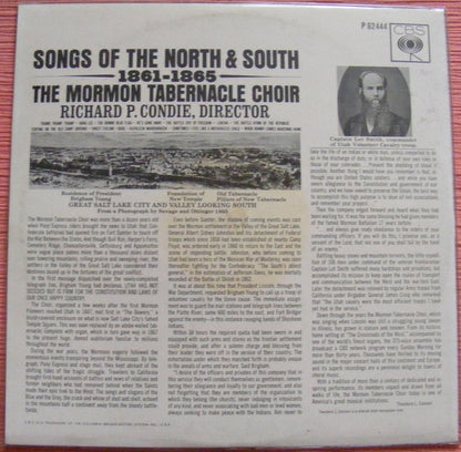 Mormon Tabernacle Choir - Songs Of The North And South, 1861-1865 (LP) 42452 Vinyl LP Goede Staat