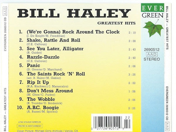 Bill Haley - Greatest Hits (CD) Compact Disc Goede Staat