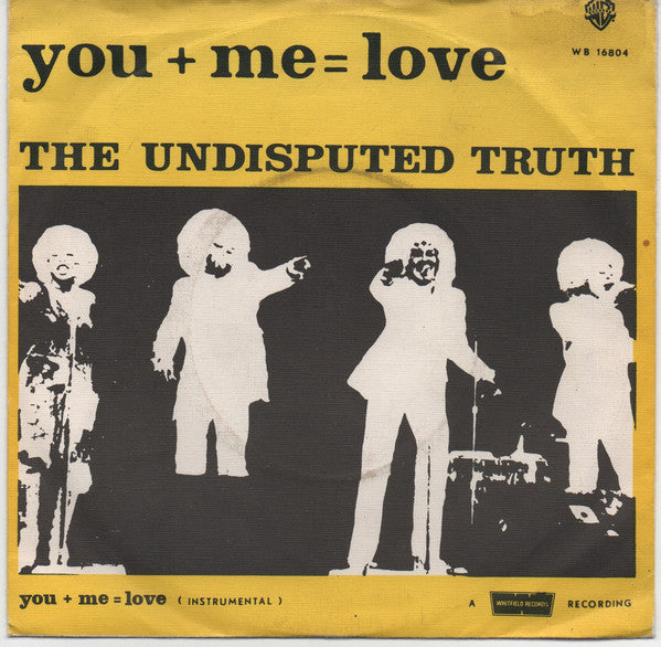 Undisputed Truth - You + Me = Love 06517 Vinyl Singles Goede Staat