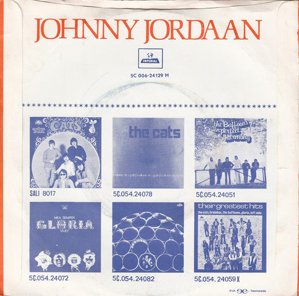 Johnny Jordaan - Pruimenpap 27907 (B) Vinyl Singles Goede Staat