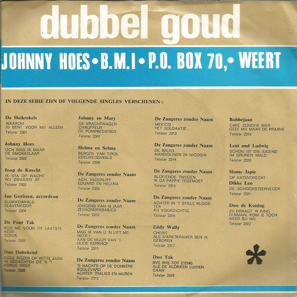 Joop de Knegt - Ik Sta Op Wacht 37478 Vinyl Singles Goede Staat