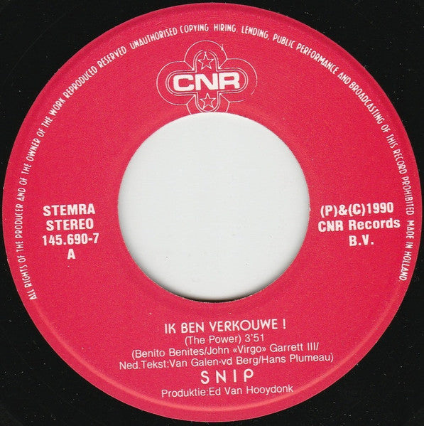 Snip - Ik Ben Verkouwe 14507 Vinyl Singles Goede Staat