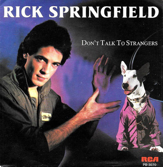 Rick Springfield - Don't Talk To Strangers 24920 Vinyl Singles Goede Staat