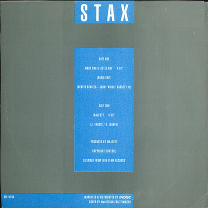 Stax - Mary Had A Little Boy 12555 Vinyl Singles Goede Staat