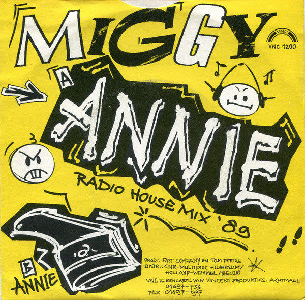 Miggy - Annie (Radio House Mix '89) 31891 Vinyl Singles Goede Staat