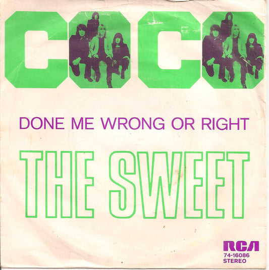 Sweet - Co-Co Vinyl Singles Goede Staat