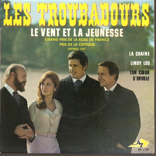 Les Troubadours - Le Vent Et La Jeunesse (EP) 32215 Vinyl Singles EP Goede Staat