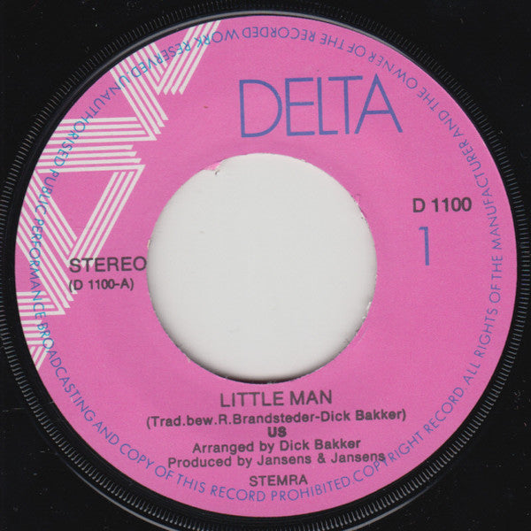 Us - Little Man 01986 Vinyl Singles Goede Staat