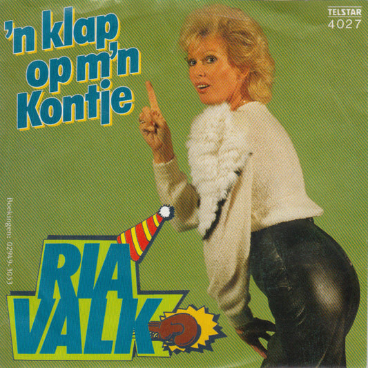 Ria Valk - 'n Klap Op M'n Kontje 05139 Vinyl Singles Goede Staat