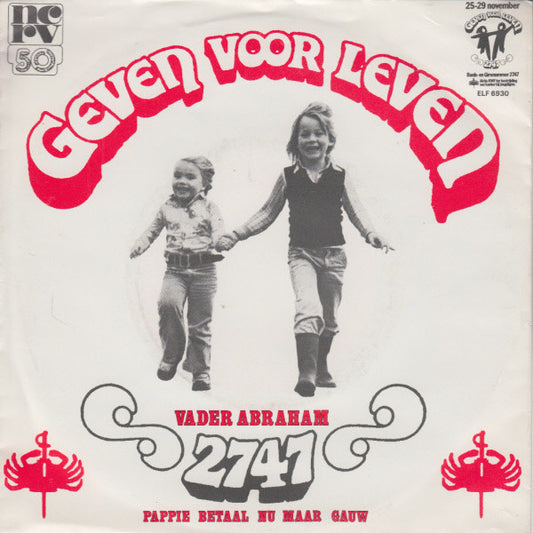 Vader Abraham - Geven Voor Leven 15114 Vinyl Singles Goede Staat