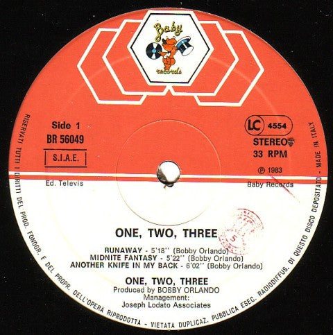 One Two Three - One Two Three (LP) 42087 Vinyl LP Goede Staat