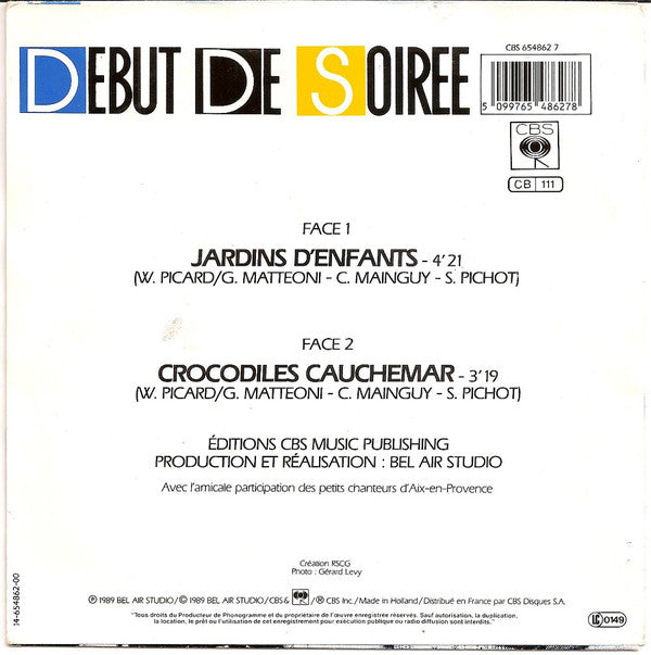 Debut De Soiree - Jardins D'enfants 21474 Vinyl Singles Goede Staat