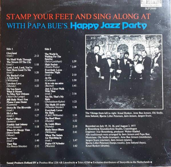 Papa Bue's Viking Jazzband - Happy Jazz Party (LP) 41348 Vinyl LP Goede Staat