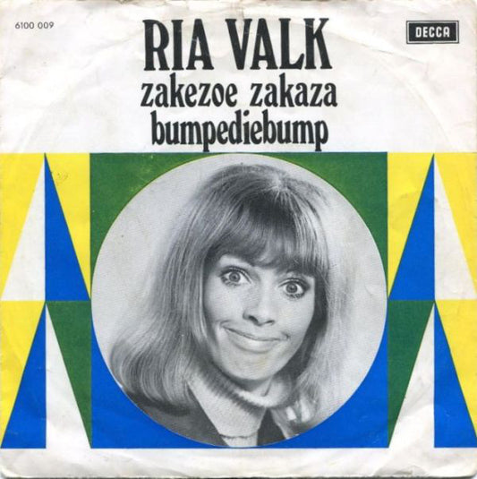 Ria Valk - Zakezoe Zakaza Vinyl Singles Goede Staat