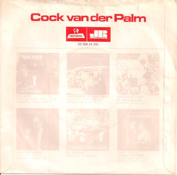 Cock van der Palm - Mira 10412 Vinyl Singles Goede Staat