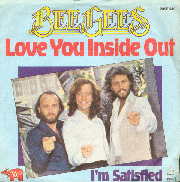 Bee Gees - Love You Inside Out 09081 Vinyl Singles Goede Staat