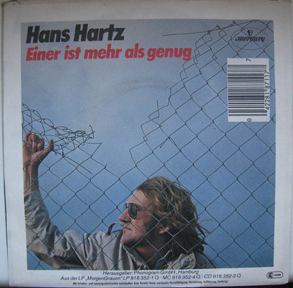 Hans Hartz - Ich Lebe Noch 20456 Vinyl Singles Goede Staat