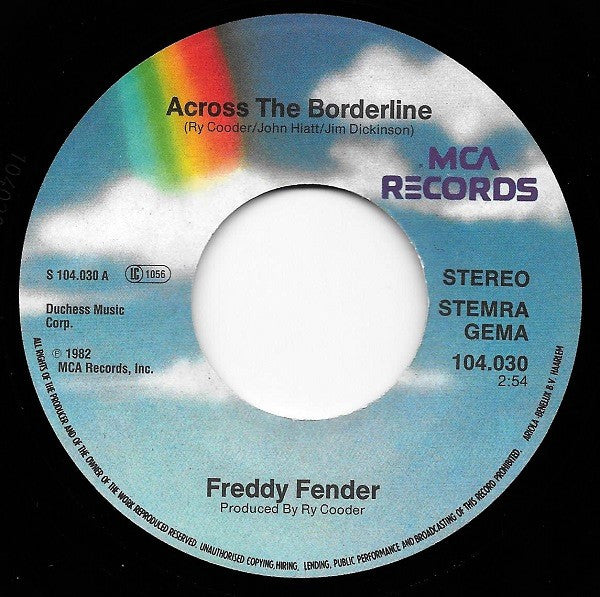 Freddy Fender - Across The Borderline 03901 Vinyl Singles Goede Staat