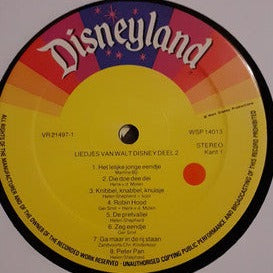 Various - Liedjes Van Walt Disney Deel 2 (LP) 46725 Vinyl LP Goede Staat