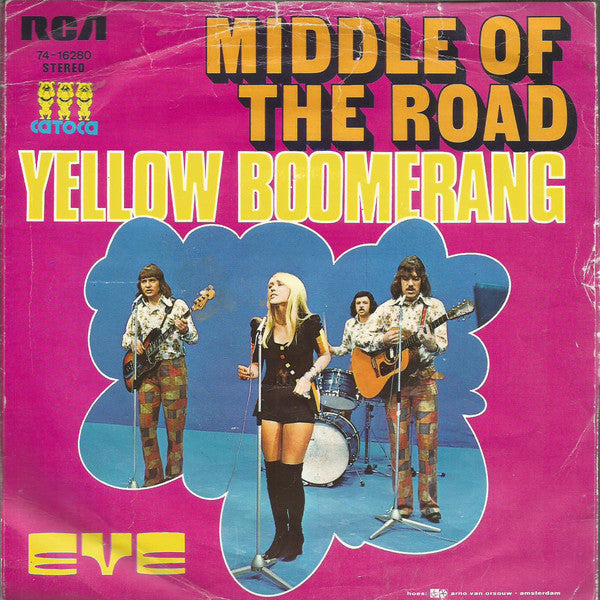 Middle Of The Road - Yellow Boomerang 07109 Vinyl Singles Goede Staat